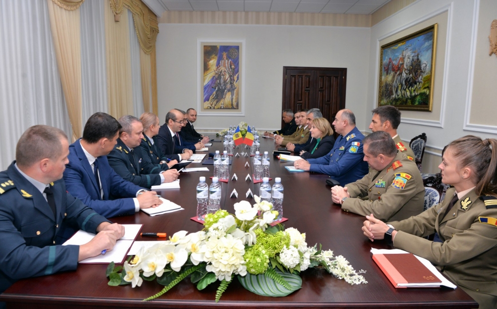Reuniunea Comisiei militare mixte româno-moldovene, la Chișinău