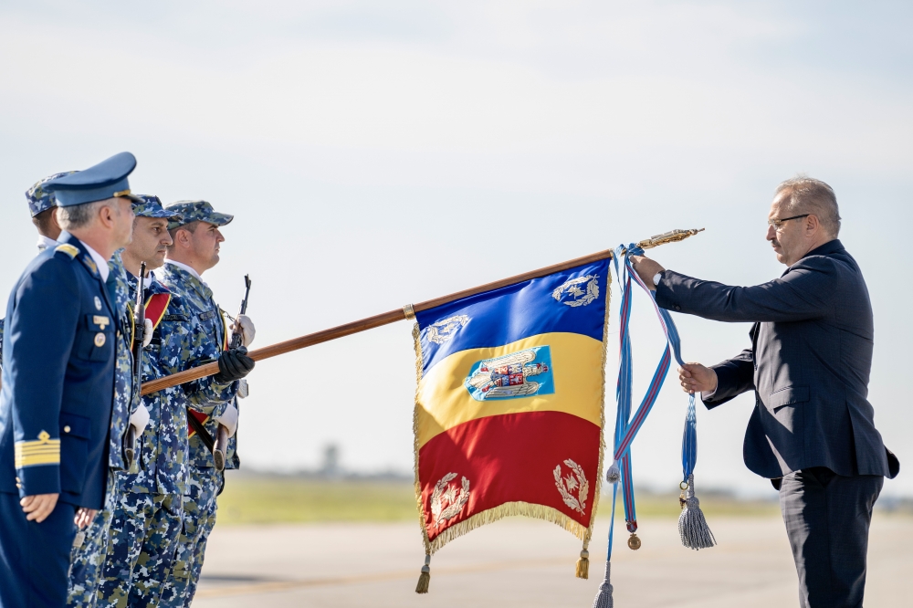 Ceremonia de aniversare a Bazei 86 Aeriană „Locotenent aviator Gheorghe Mociorniță”