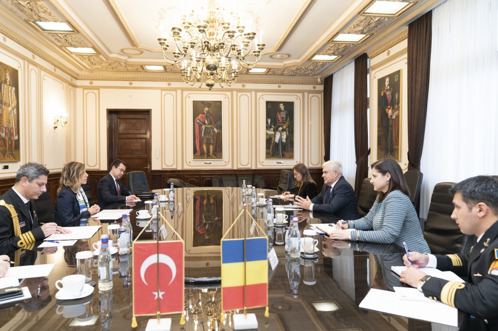 Întrevedere a ministrului apărării naționale cu ambasadorul Turciei la București