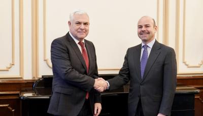 Întrevederea ministrului apărării naționale cu ambasadorul Italiei la București