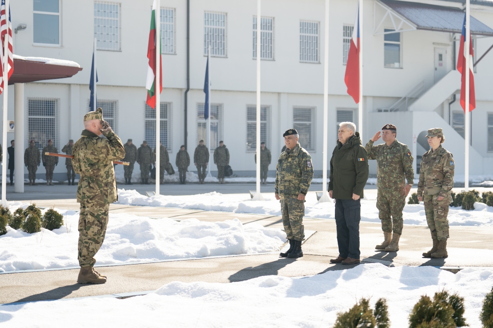 Vizita conducerii MApN în baza EUFOR ALTHEA din Bosnia și Herțegovina