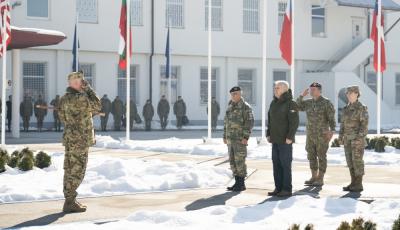Vizita conducerii MApN în baza EUFOR ALTHEA din Bosnia și Herțegovina