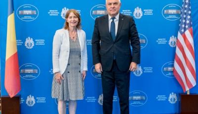 Întrevederea ministrului apărării naționale cu ambasadorul SUA la București