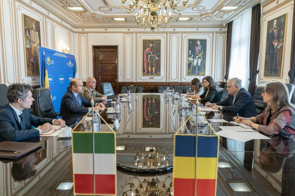 ntrevederea ministrului aprrii naionale cu ambasadorul Italiei la București