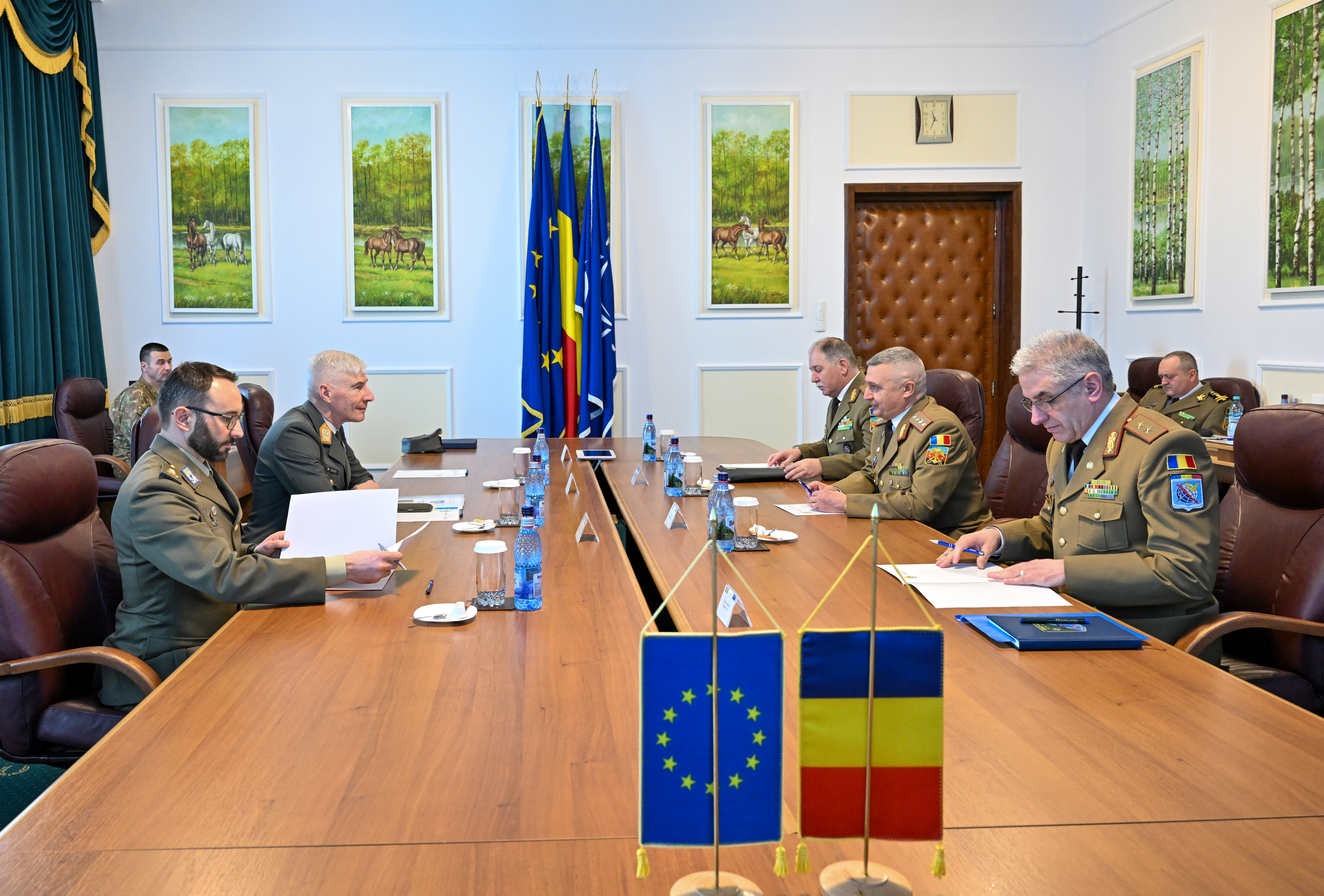 ntrevederea conducerii MApN cu președintele Comitetului Militar al UE