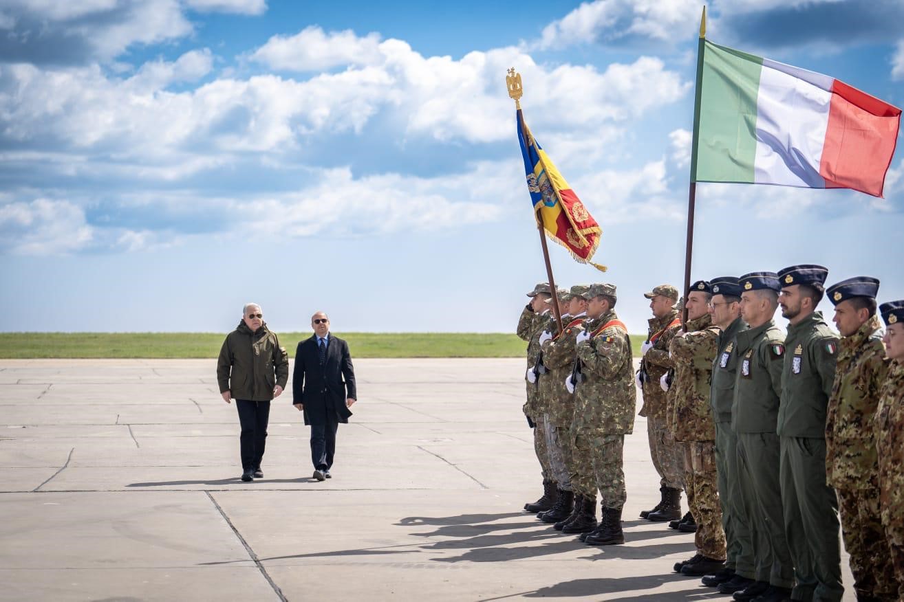 Ministrul apărării naționale, la ceremonia de certificare a detașamentului Forțelor Aeriene Italiene