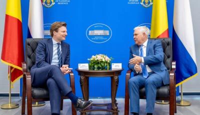 Întâlnirea ministrului Angel Tîlvăr cu omologul olandez, Ruben Brekelmans