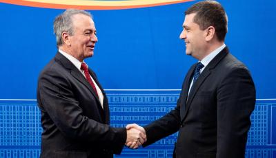 Întrevederea ministrului apărării naționale cu noul ambasador al Statelor Unite ale Americii în România