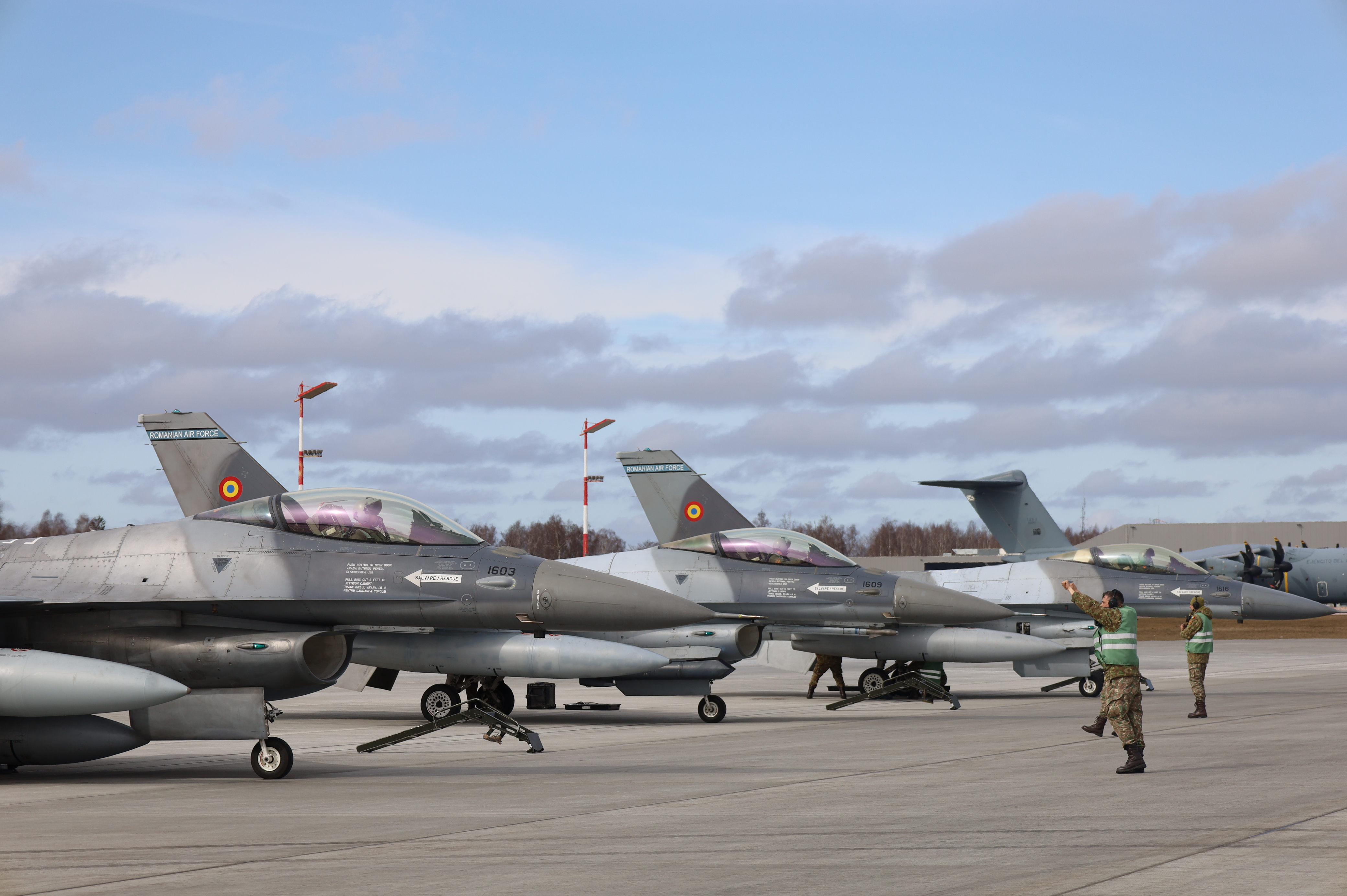 Forțele Aeriene Române – o nouă misiune de Poliție Aeriană Întărită în spațiul aerian baltic